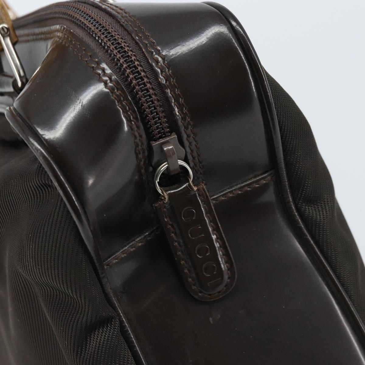Gucci Gucci Vintage Bamboo Handle Bag Nylon Size ONE SIZE - 13 Thumbnail