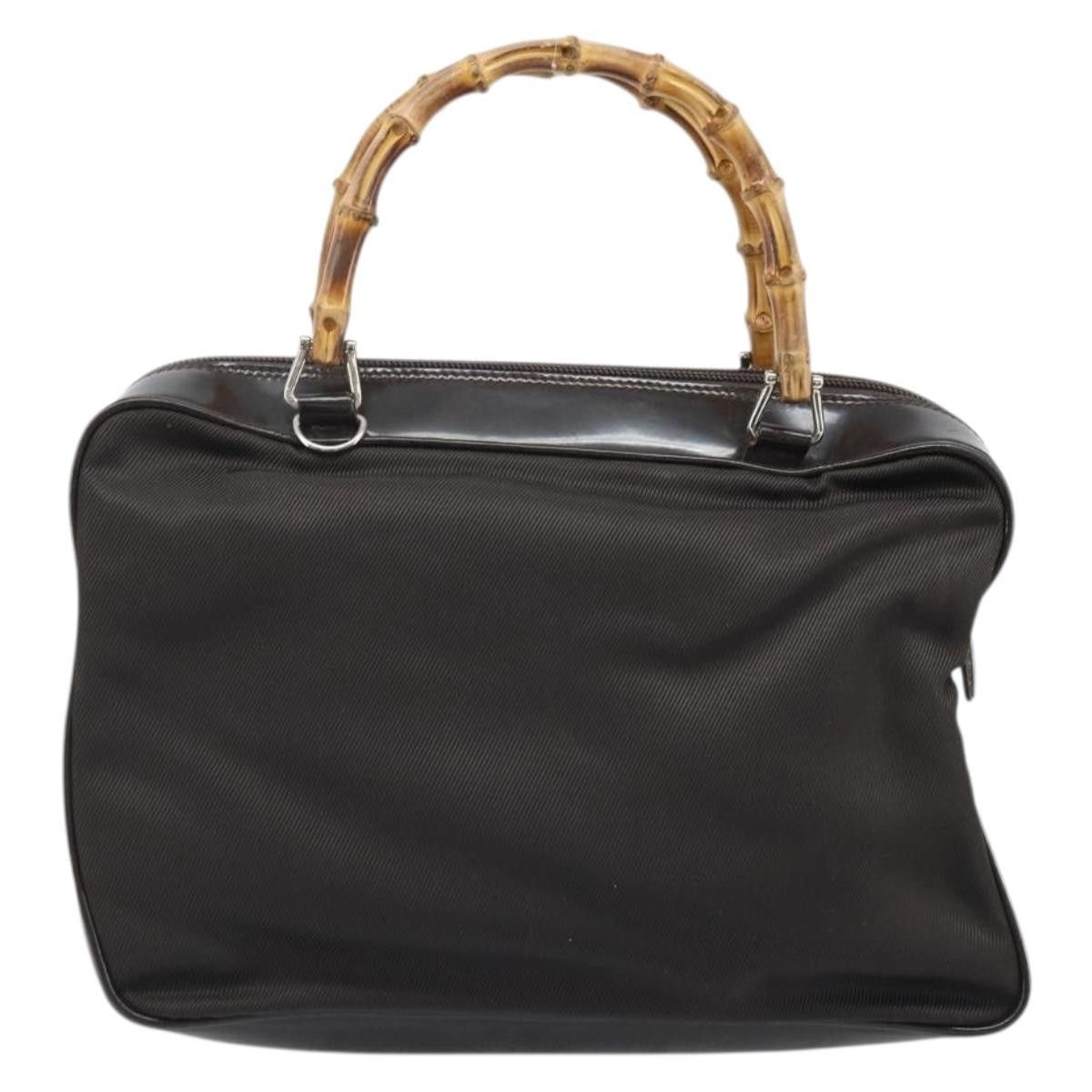 Gucci Gucci Vintage Bamboo Handle Bag Nylon Size ONE SIZE - 2 Thumbnail