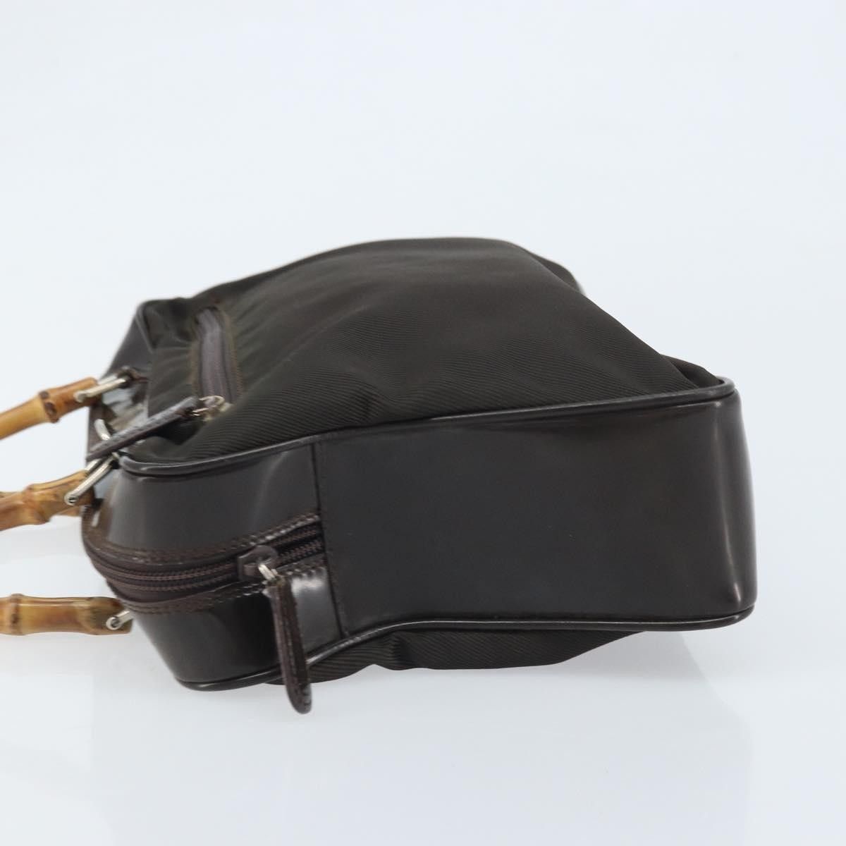Gucci Gucci Vintage Bamboo Handle Bag Nylon Size ONE SIZE - 4 Thumbnail