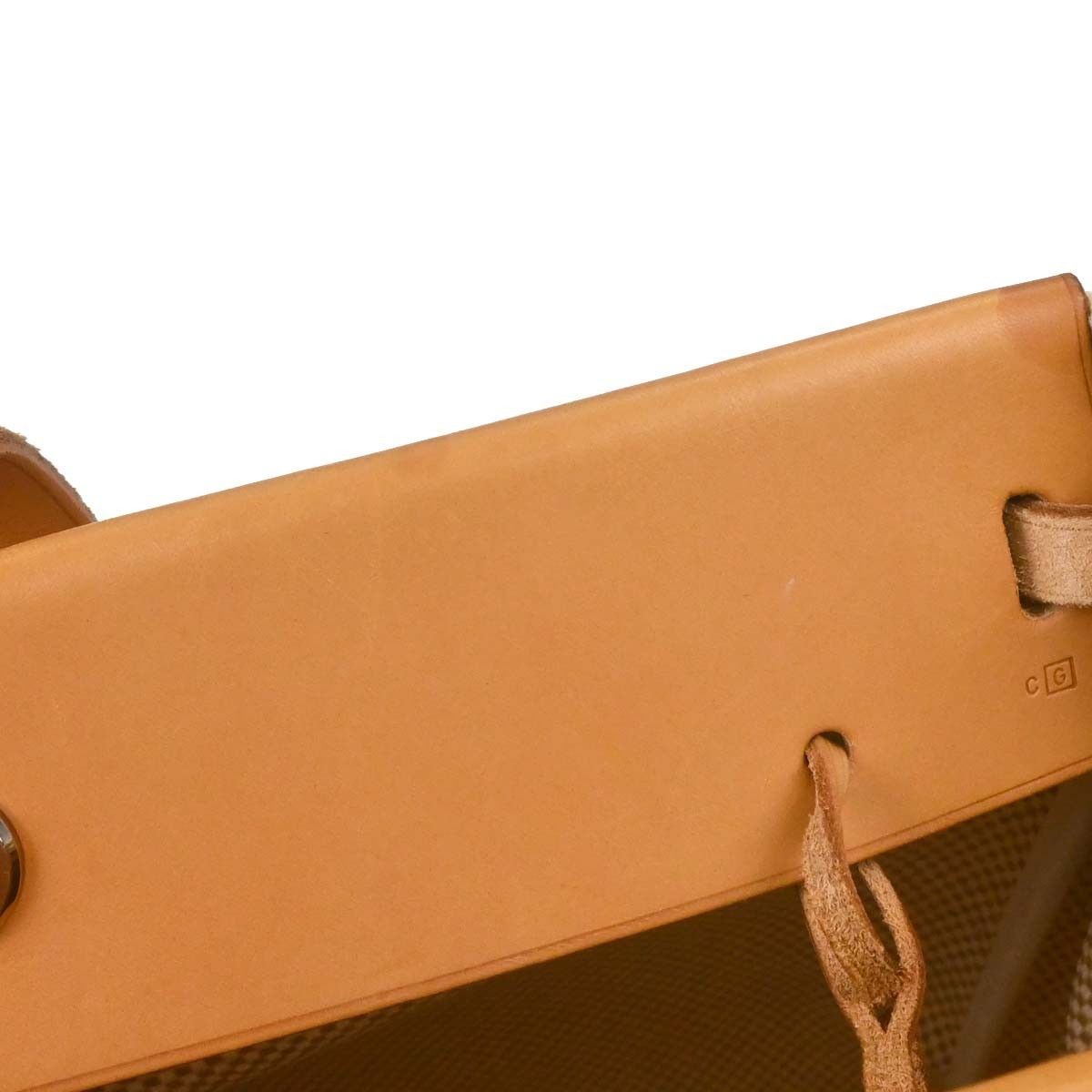 Hermes Hermes Herbag Cabas Toile and Leather Size ONE SIZE - 20 Thumbnail