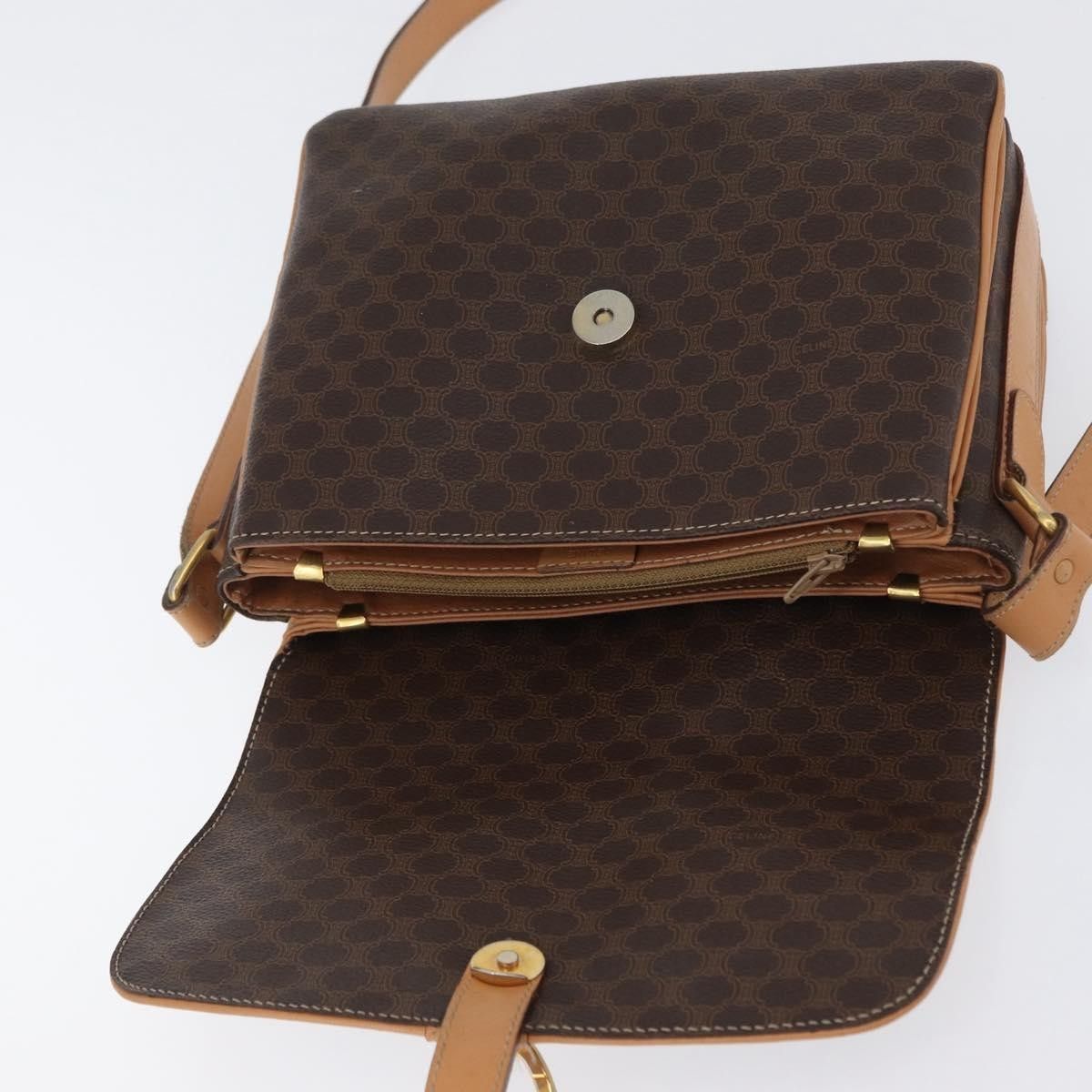 Celine Celine Vintage Macadam Canvas and Leather Size ONE SIZE - 19 Thumbnail