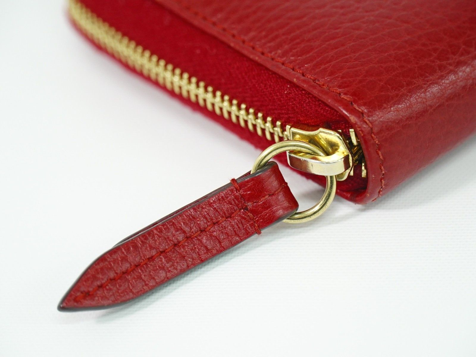 Gucci Gucci GG Marmont Zip Around Leather Size ONE SIZE - 9 Thumbnail