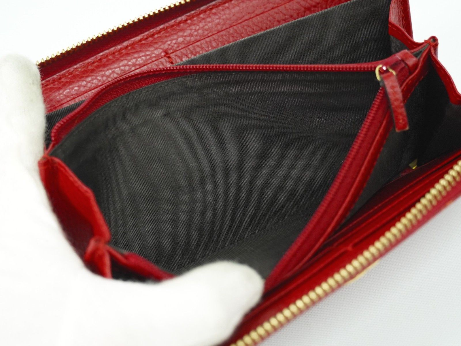Gucci Gucci GG Marmont Zip Around Leather Size ONE SIZE - 14 Thumbnail