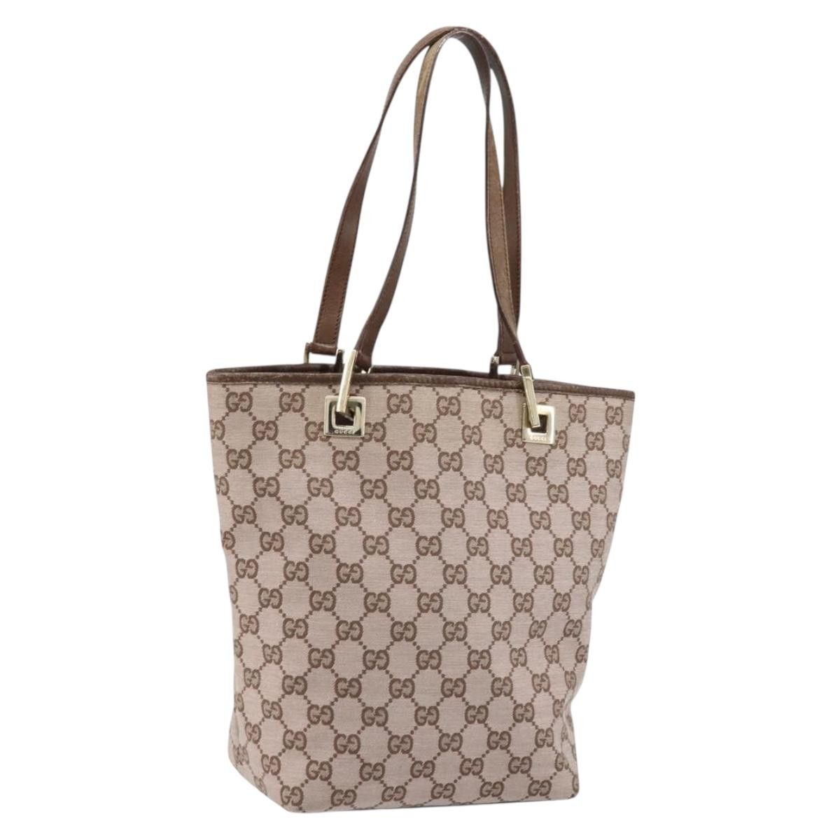 Gucci Gucci Vintage Bucket Shopping Tote GG Canvas Size ONE SIZE - 22 Thumbnail