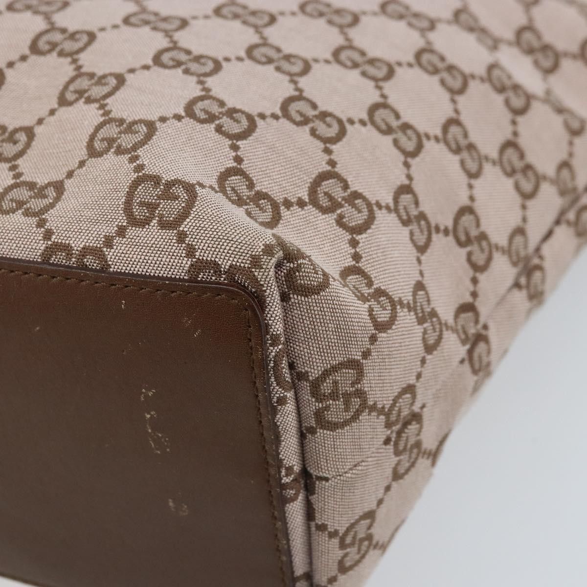 Gucci Gucci Vintage Bucket Shopping Tote GG Canvas Size ONE SIZE - 11 Thumbnail