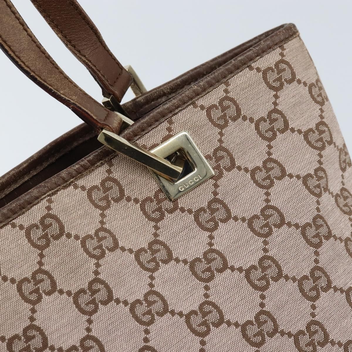 Gucci Gucci Vintage Bucket Shopping Tote GG Canvas Size ONE SIZE - 13 Thumbnail