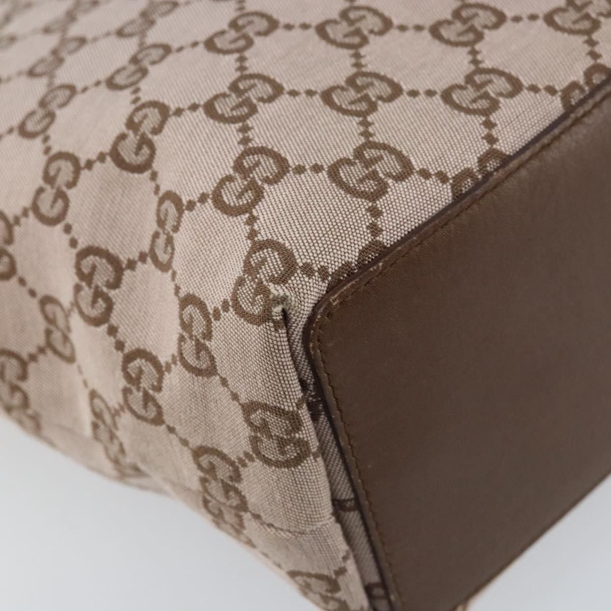 Gucci Gucci Vintage Bucket Shopping Tote GG Canvas Size ONE SIZE - 12 Thumbnail