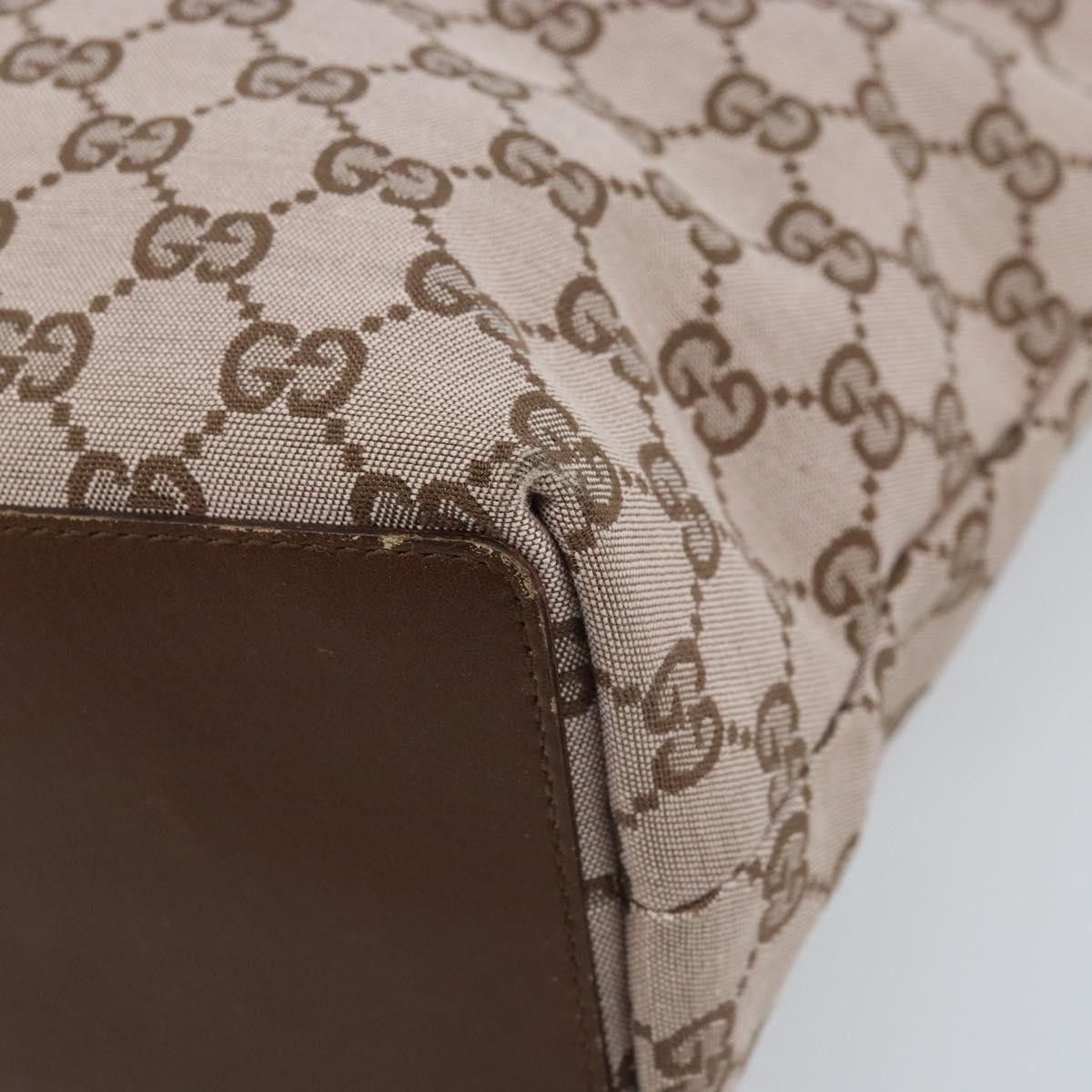 Gucci Gucci Vintage Bucket Shopping Tote GG Canvas Size ONE SIZE - 9 Thumbnail