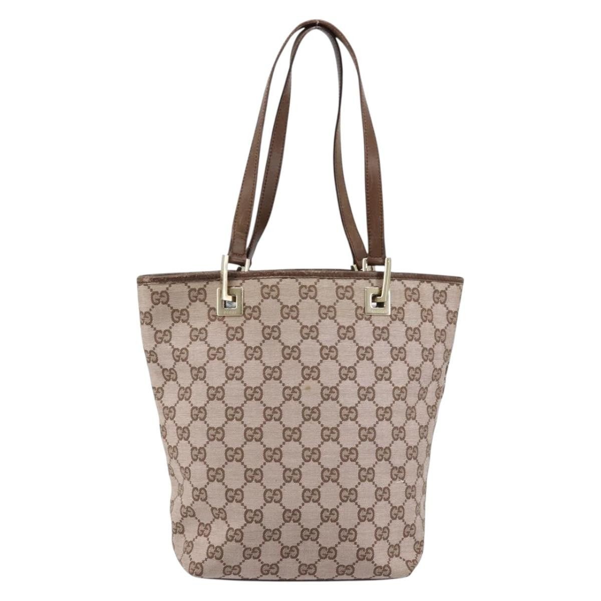 Gucci Gucci Vintage Bucket Shopping Tote GG Canvas Size ONE SIZE - 2 Thumbnail