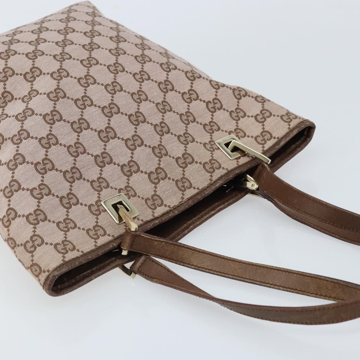 Gucci Gucci Vintage Bucket Shopping Tote GG Canvas Size ONE SIZE - 14 Thumbnail
