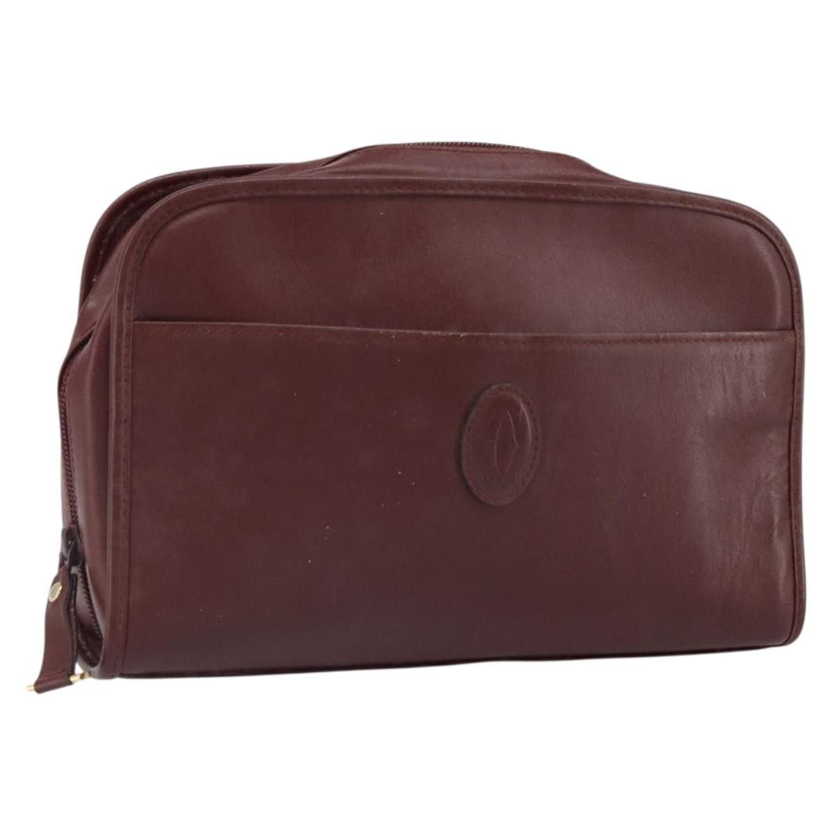Cartier cartier Must de Cartier Clutch bag Leather Size ONE SIZE - 15 Thumbnail