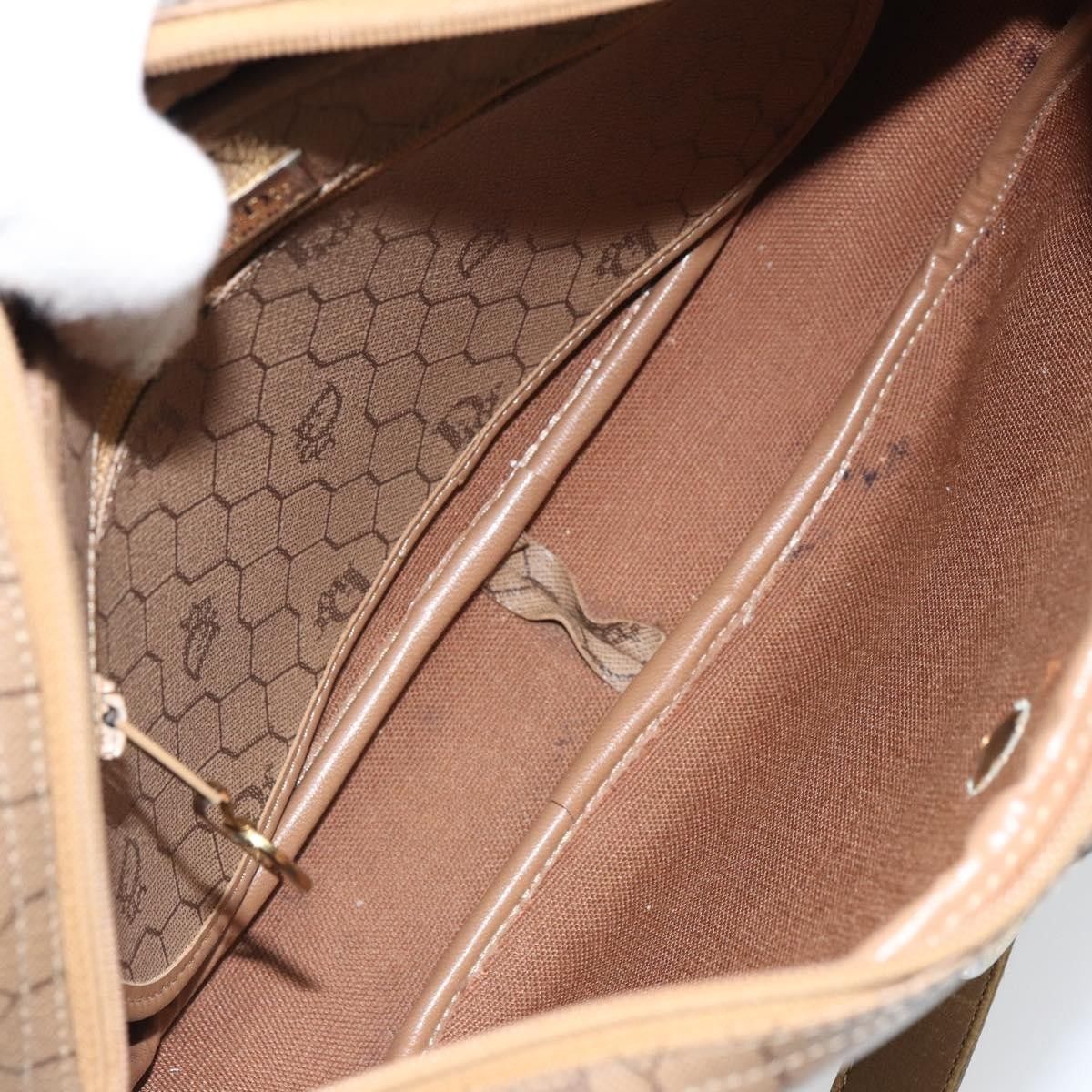 Dior Christian Dior Vintage Honeycomb Canvas and Leather Size ONE SIZE - 5 Thumbnail