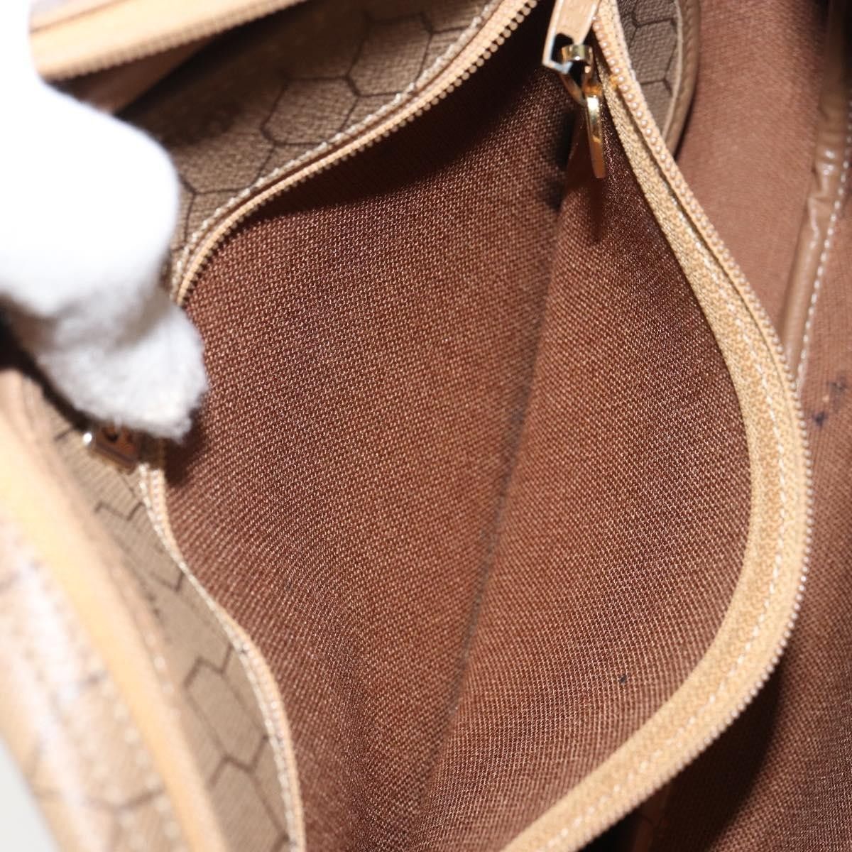 Dior Christian Dior Vintage Honeycomb Canvas and Leather Size ONE SIZE - 22 Thumbnail