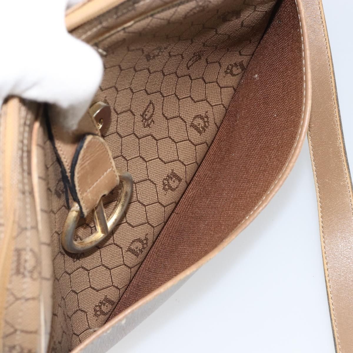 Dior Christian Dior Vintage Honeycomb Canvas and Leather Size ONE SIZE - 23 Thumbnail