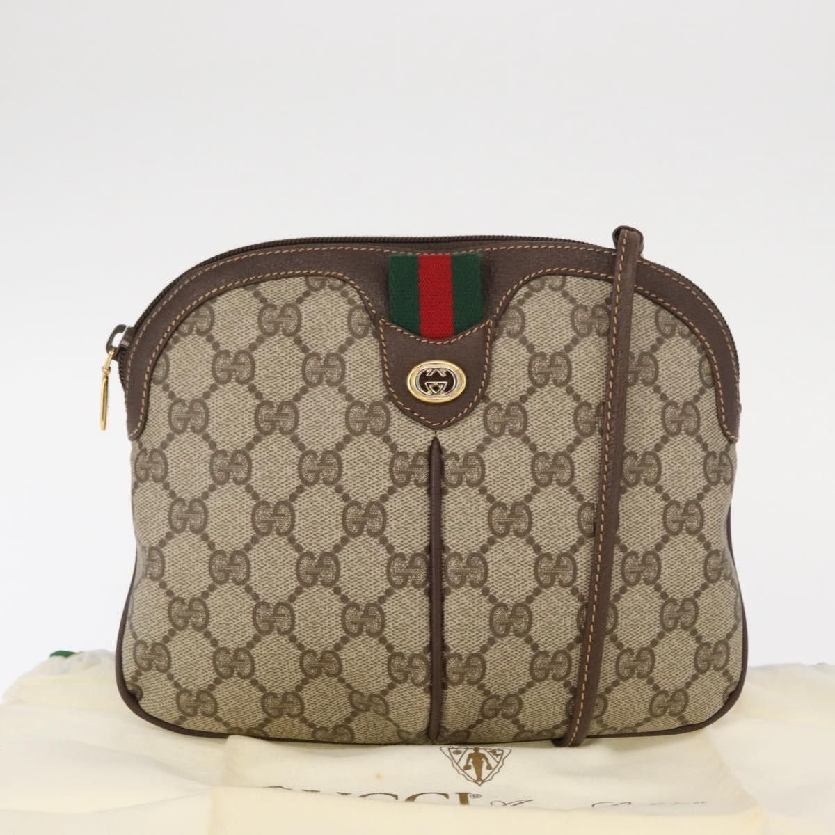 Gucci Gucci Vintage Web Crossbody Bag GG Coated Canvas Size ONE SIZE - 14 Thumbnail