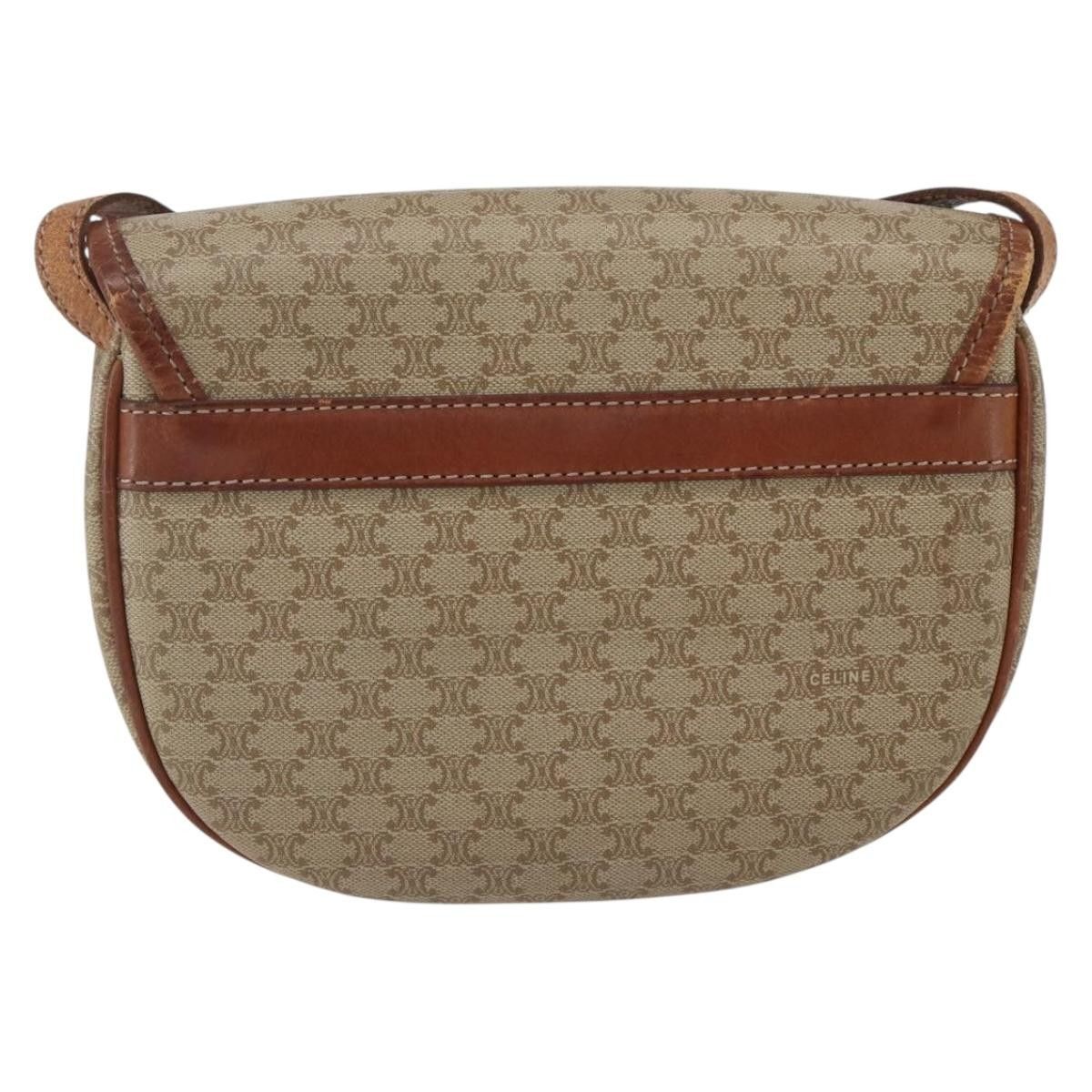 Celine Celine Vintage Macadam Circle Logo Canvas and Leather Size ONE SIZE - 2 Thumbnail