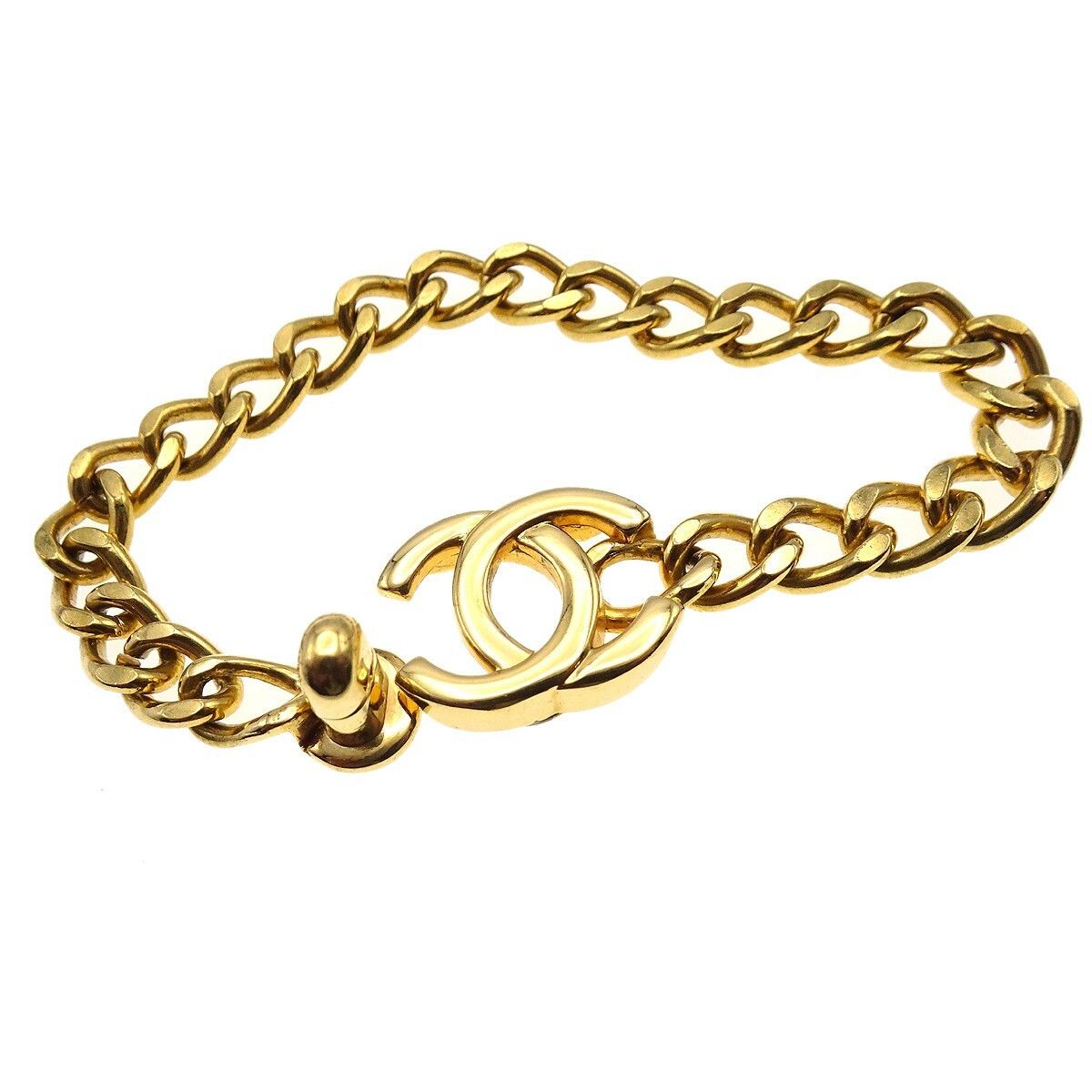 Chanel Chanel Vintage CC Turnlock Chain Metal Size ONE SIZE - 2 Thumbnail