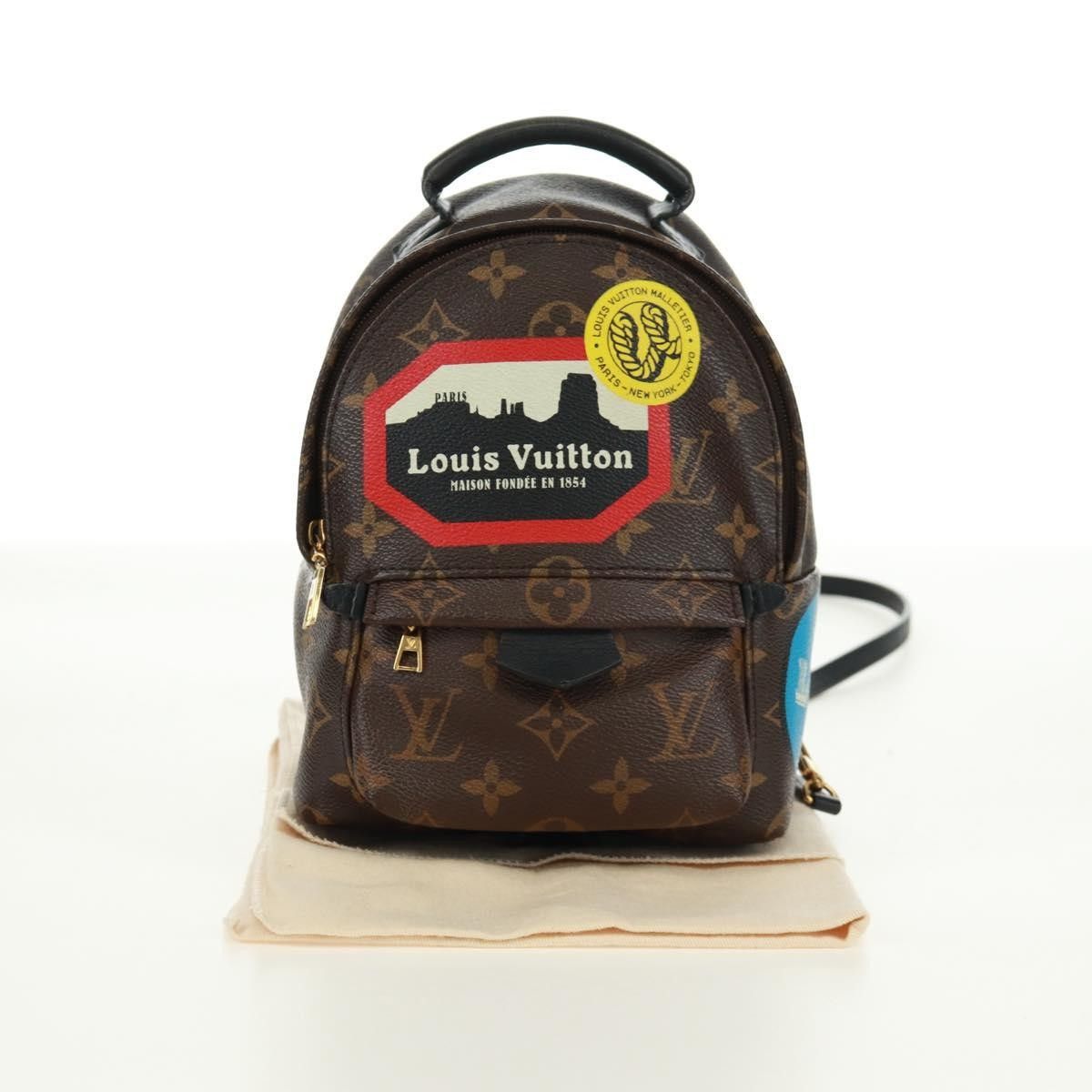 Louis Vuitton Louis Vuitton Palm Springs Backpack Limited Edition World Tour Monogram Canvas Size ONE SIZE - 17 Thumbnail