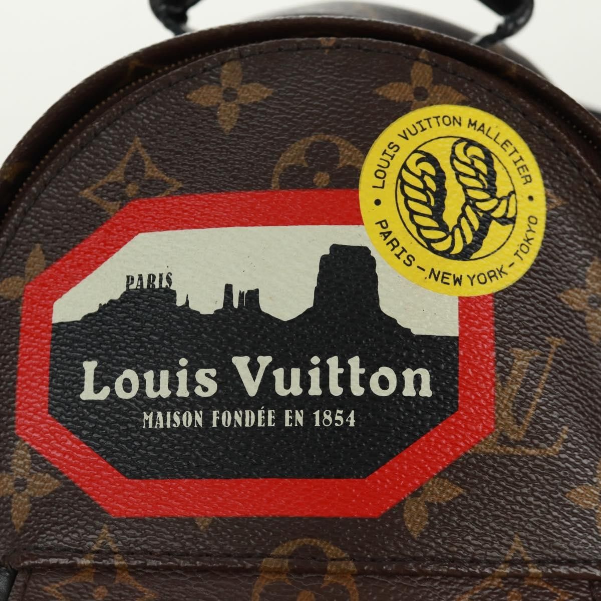 Louis Vuitton Louis Vuitton Palm Springs Backpack Limited Edition World Tour Monogram Canvas Size ONE SIZE - 24 Thumbnail