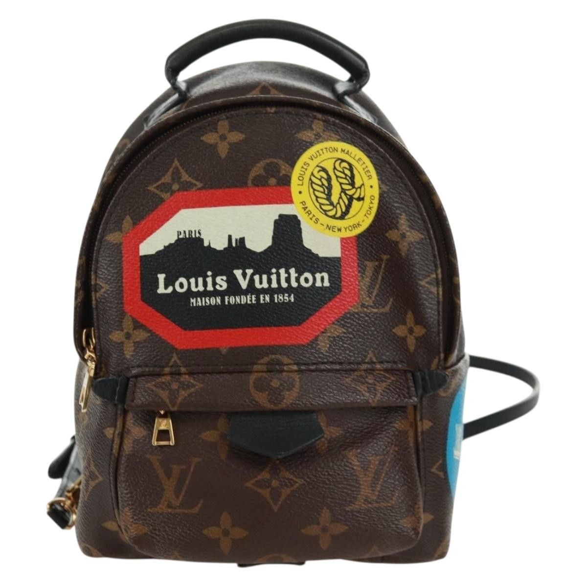 Louis Vuitton Louis Vuitton Palm Springs Backpack Limited Edition World Tour Monogram Canvas Size ONE SIZE - 18 Thumbnail