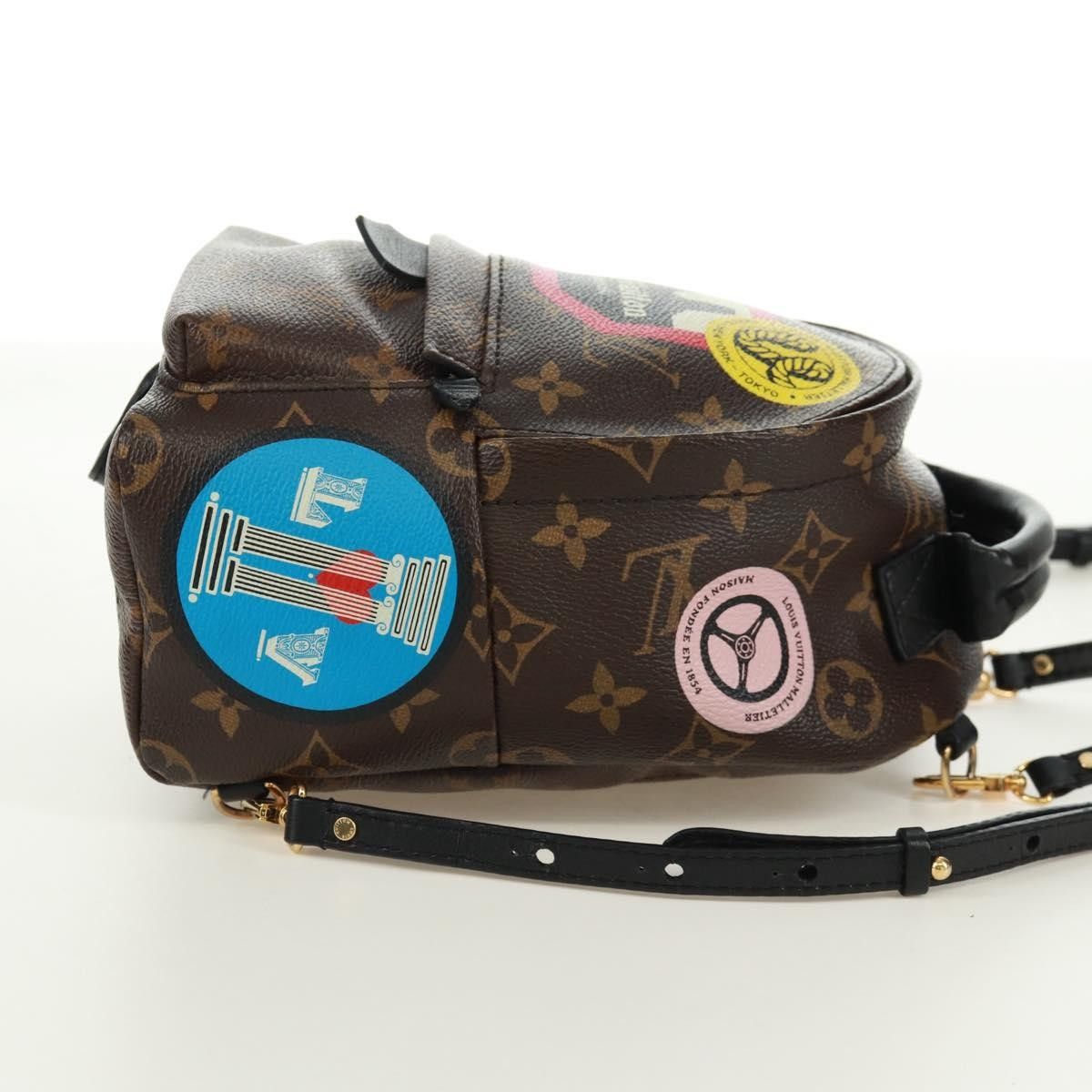Louis Vuitton Louis Vuitton Palm Springs Backpack Limited Edition World Tour Monogram Canvas Size ONE SIZE - 4 Thumbnail