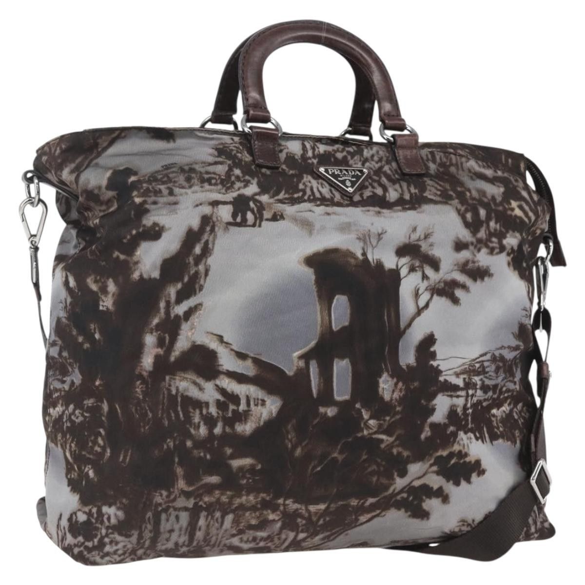 Prada Prada Convertible Tote Printed Tessuto Size ONE SIZE - 17 Thumbnail