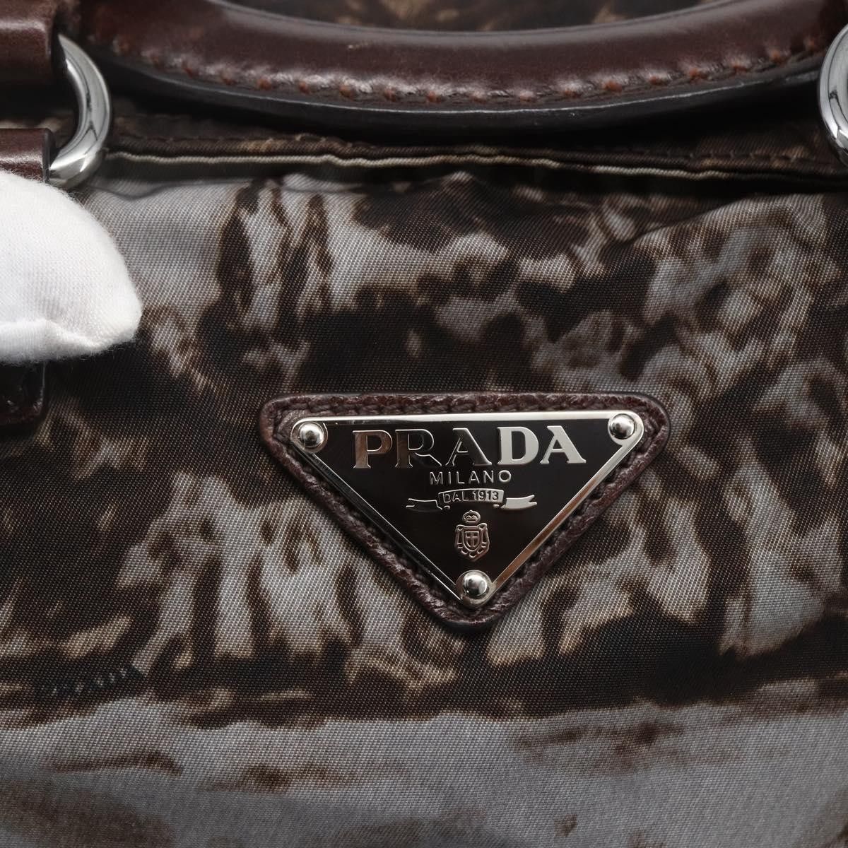 Prada Prada Convertible Tote Printed Tessuto Size ONE SIZE - 21 Thumbnail