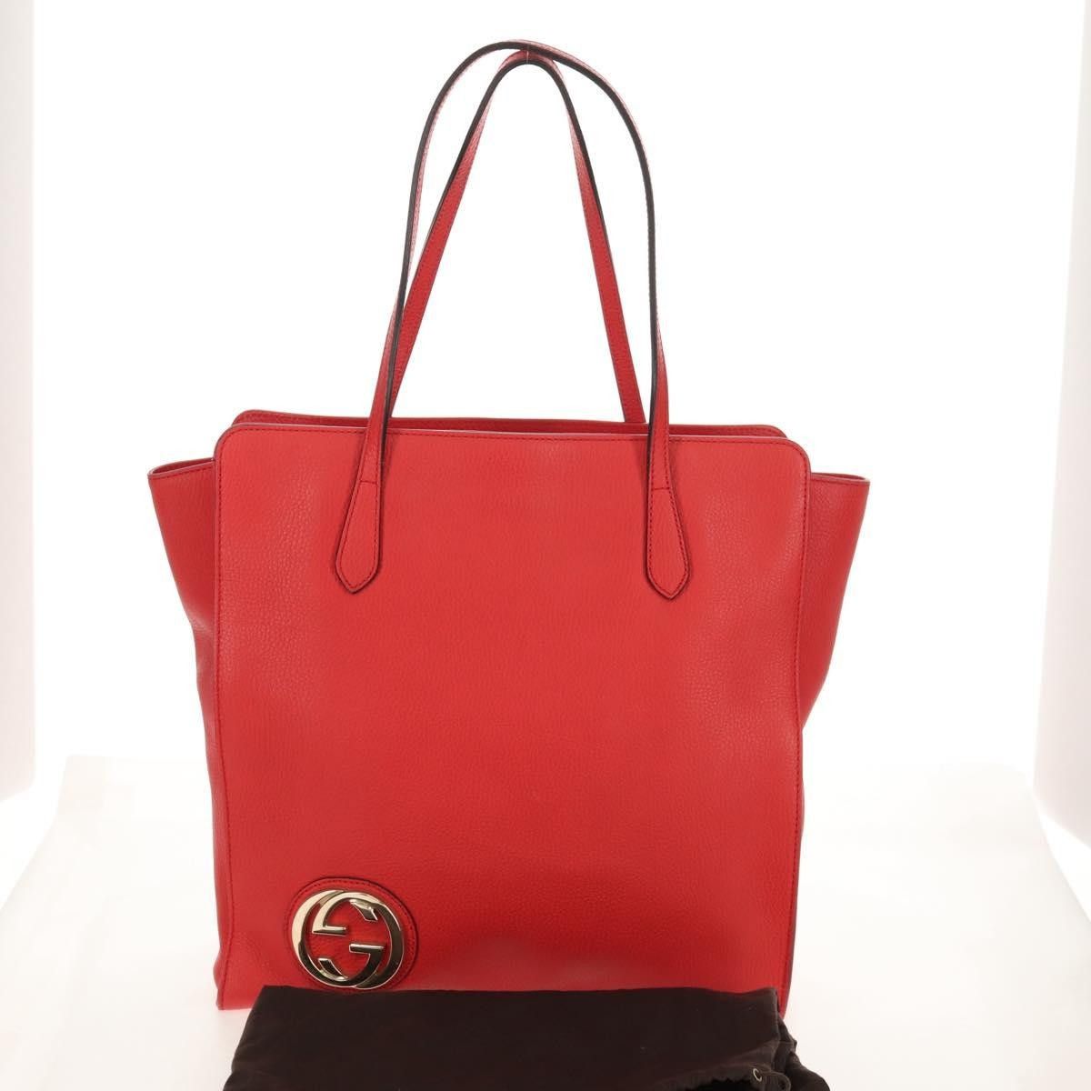Gucci Gucci Grand Prix Interlocking GG Tote Grainy Leather Size ONE SIZE - 15 Thumbnail