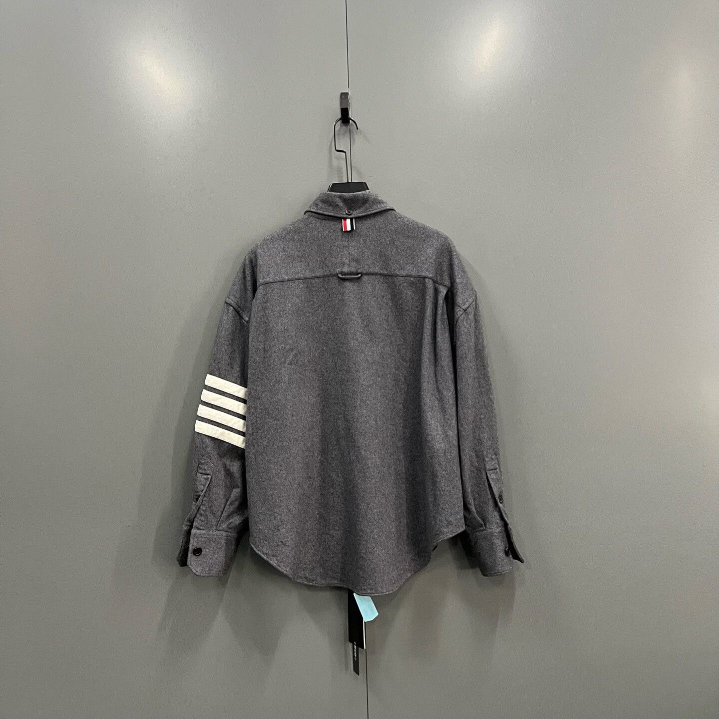 Thom Browne Thom Browne Cashmere 4-Bar Shirt Size XL Size US XL / EU 56 / 4 - 3 Thumbnail