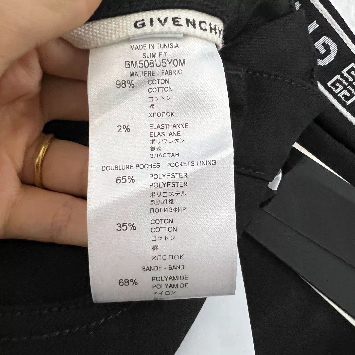 Givenchy Givenchy Logo Tape Denim Jeans Size 30 Size US 30 / EU 46 - 5 Thumbnail