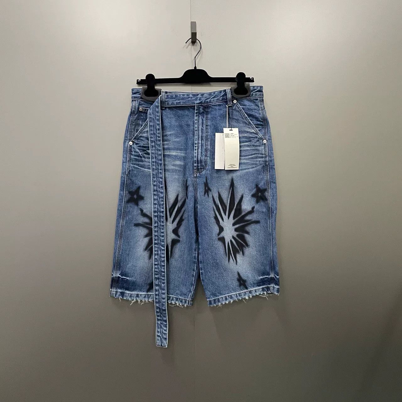 WE11DONE We11done Graphic Denim Shorts Size M Size US 32 / EU 48 - 2 Thumbnail