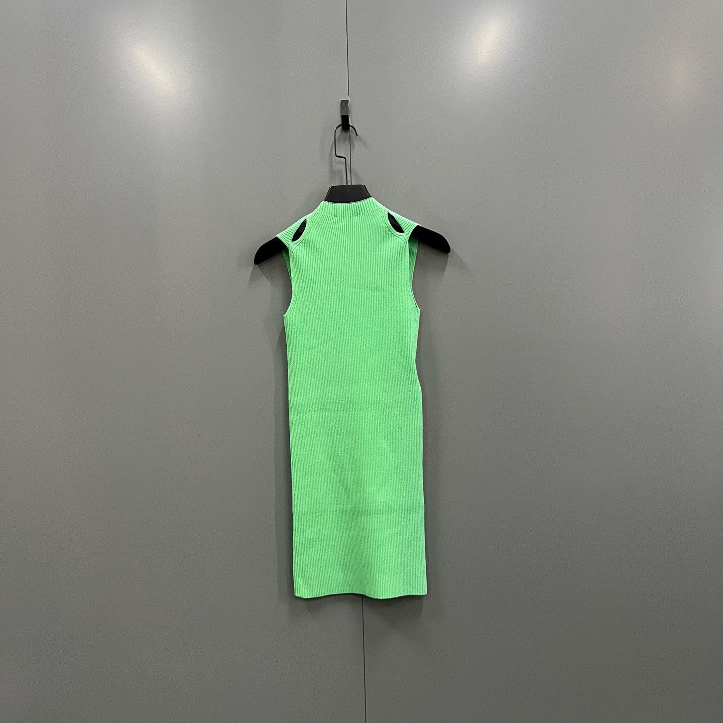 Fendi Fendi Green Ribbed Knit Mini Dress Size IT 36 Size XS / US 0-2 / IT 36-38 - 3 Thumbnail