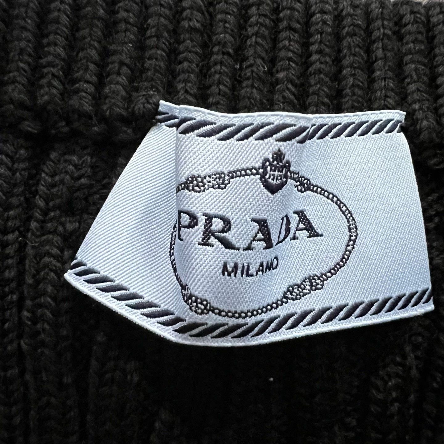 Prada Prada Black Knit Crop Tank Top XS Size XS / US 0-2 / IT 36-38 - 4 Thumbnail
