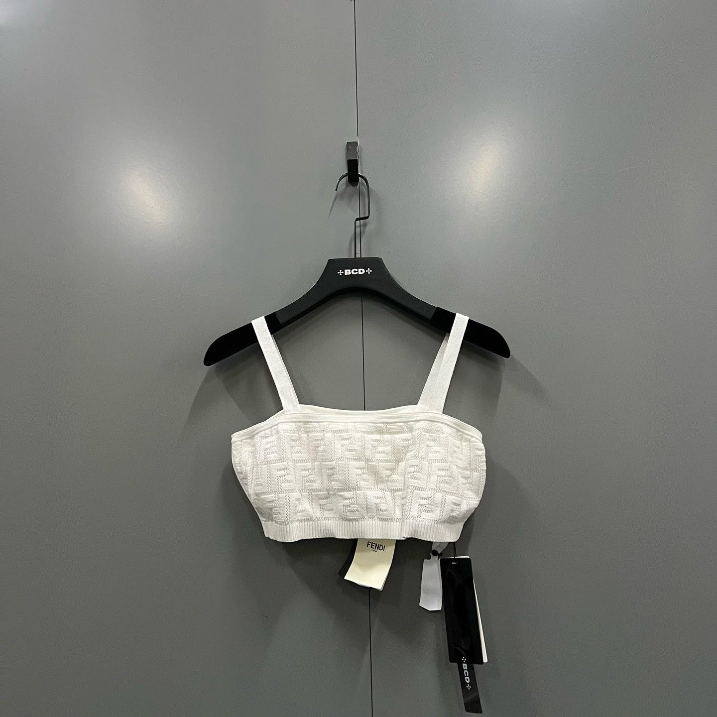 Fendi Fendi FF Logo Knit Tank Top Size IT 42 Size M / US 6-8 / IT 42-44 - 2 Thumbnail