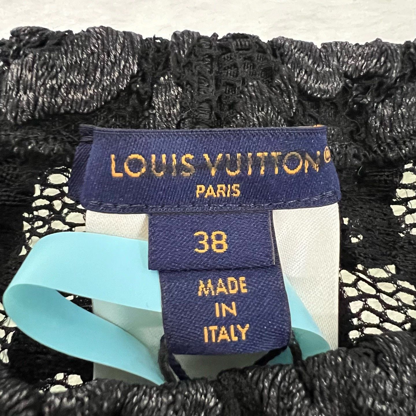Louis Vuitton Louis Vuitton Black Lace Pants Size 38 Size 27" / US 4 / IT 40 - 4 Thumbnail