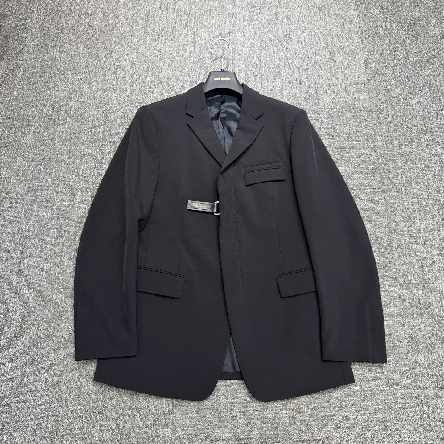 Prada Prada Leather Strap Blazer Size 40R Size 40R - 2 Thumbnail