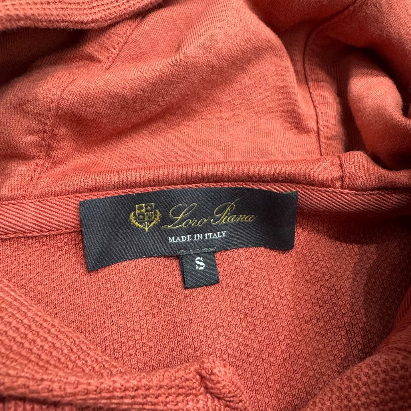 Loro Piana Loro Piana Cotton Hooded Polo Size S Size US S / EU 44-46 / 1 - 4 Thumbnail
