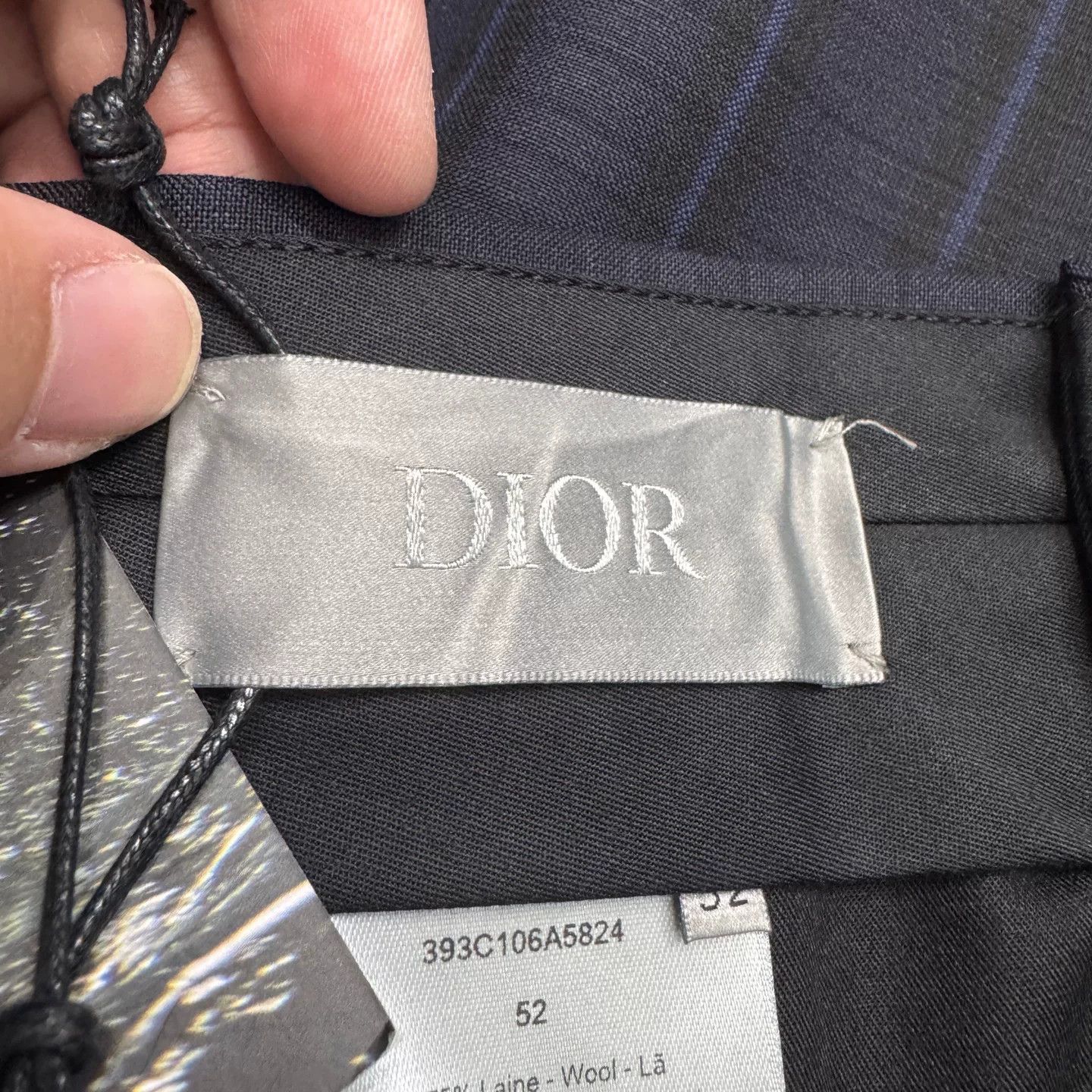 Dior Dior Plaid Wool Casual Pants Size 36 Size US 36 / EU 52 - 3 Thumbnail