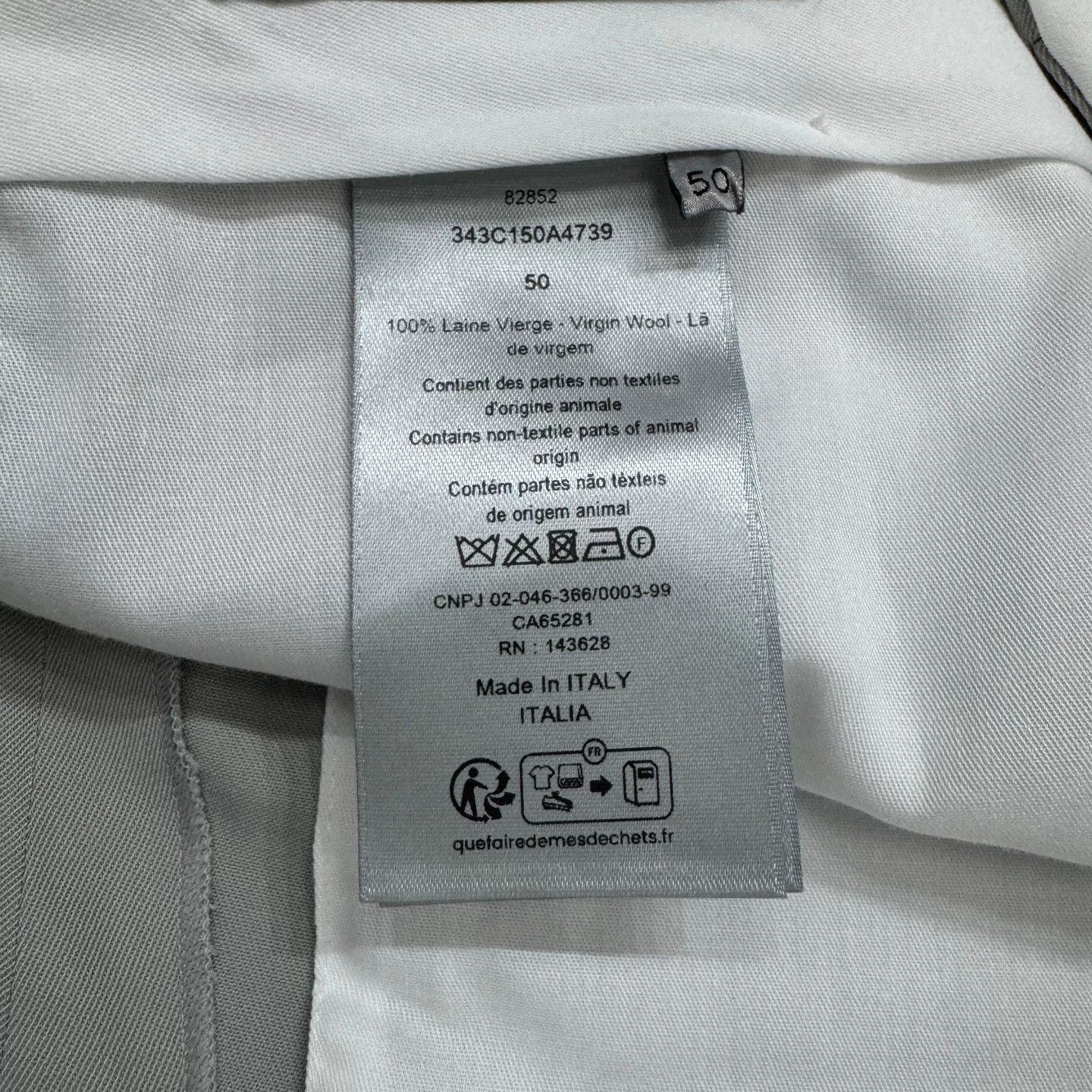 Dior Dior Virgin Wool Trousers Size 50 Size US 34 / EU 50 - 4 Thumbnail