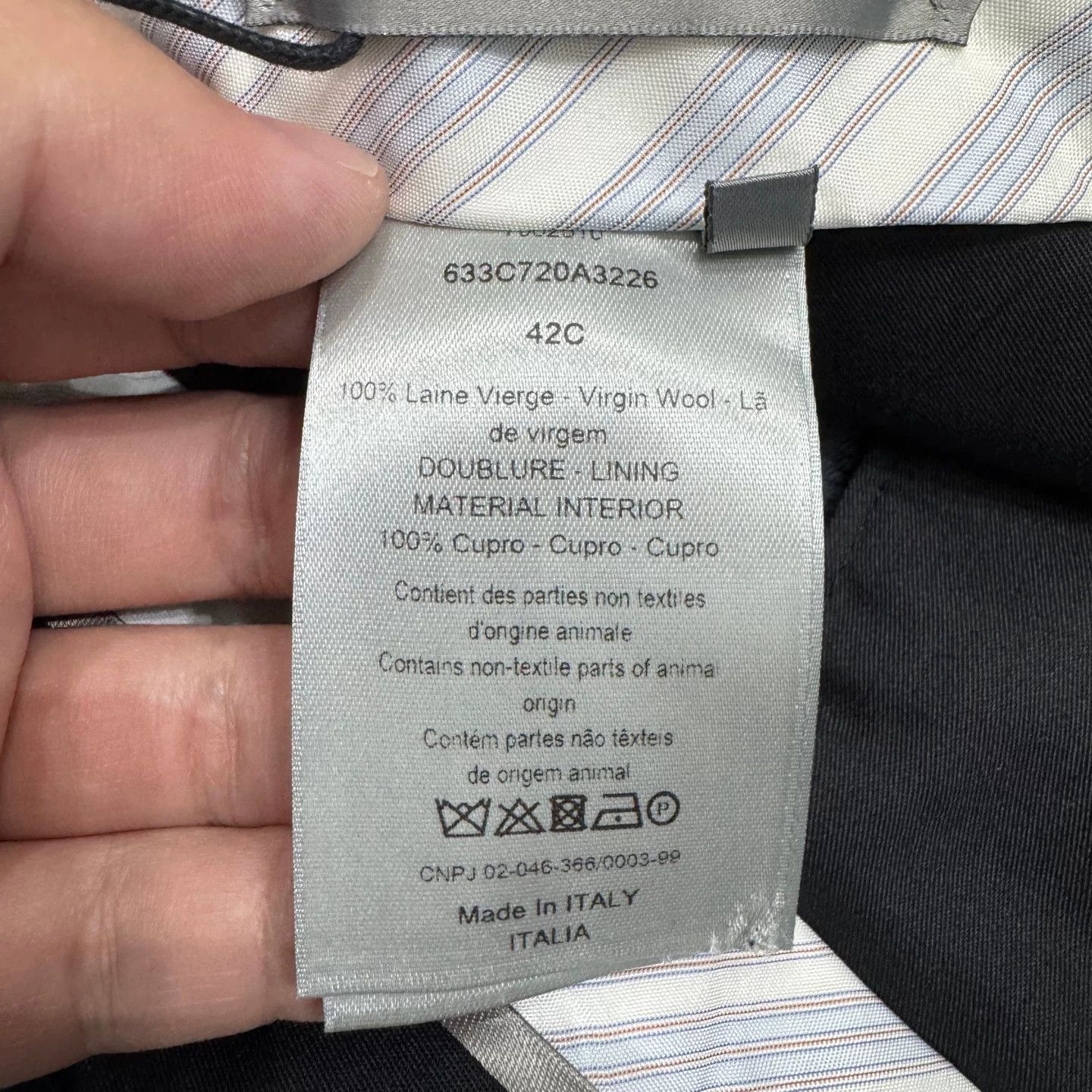 Dior Dior Wool Formal Trousers Size 26 Size 34R - 4 Thumbnail
