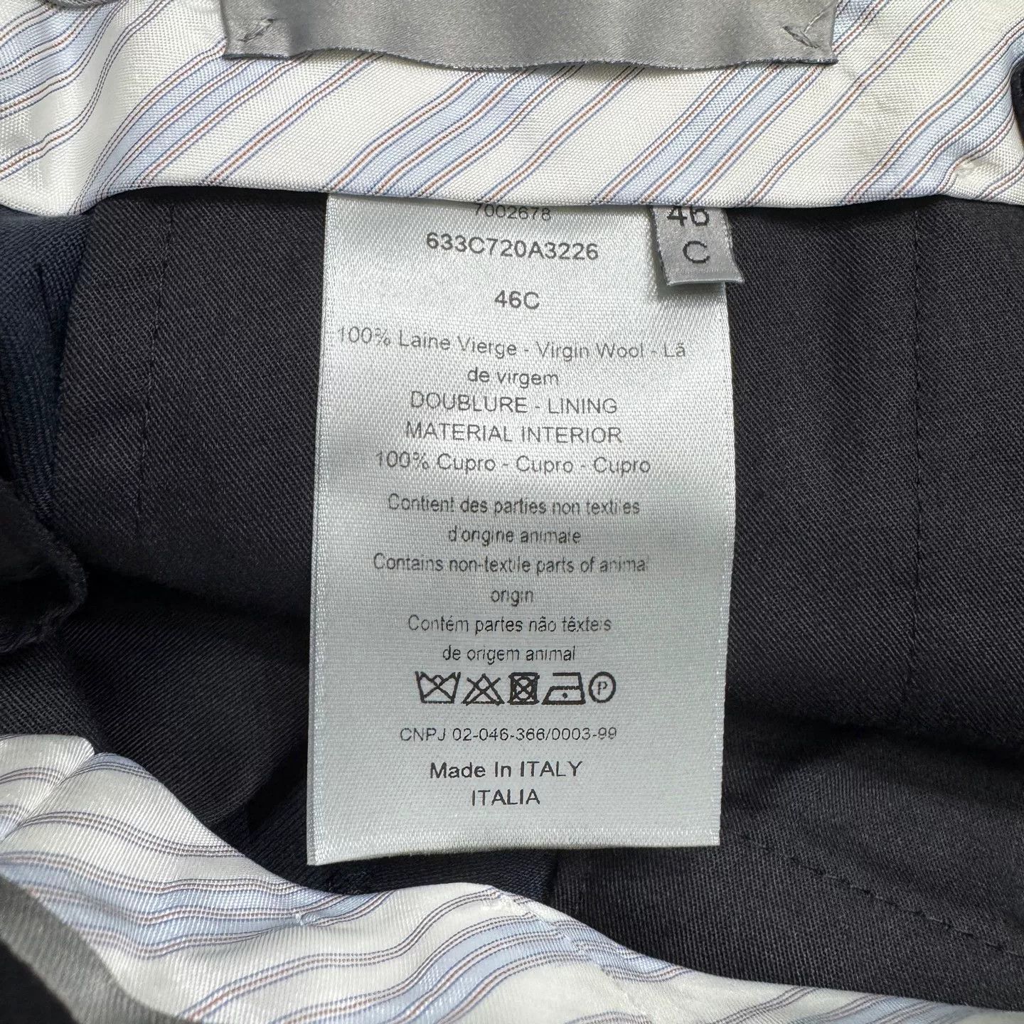 Dior Dior Virgin Wool Formal Trousers Size 46 Size 36R - 4 Thumbnail