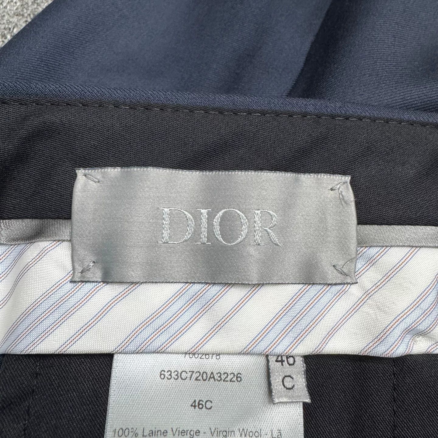 Dior Dior Virgin Wool Formal Trousers Size 46 Size 36R - 3 Thumbnail