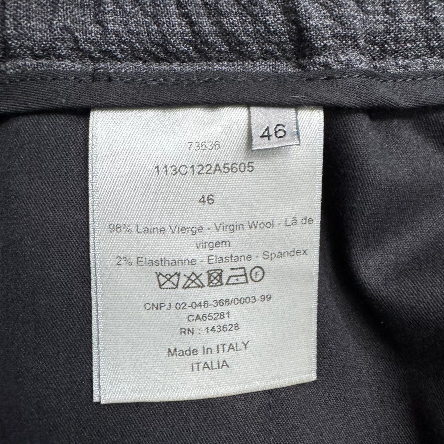 Dior Dior Wool Blend Casual Pants Size 46 Size US 30 / EU 46 - 4 Thumbnail