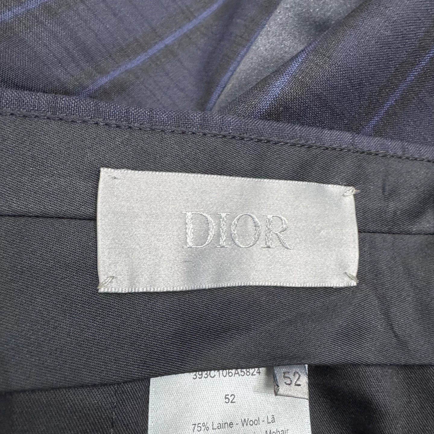 Dior Dior x Denim Tears Plaid Wool Trousers Size 52 Size 42R - 3 Thumbnail