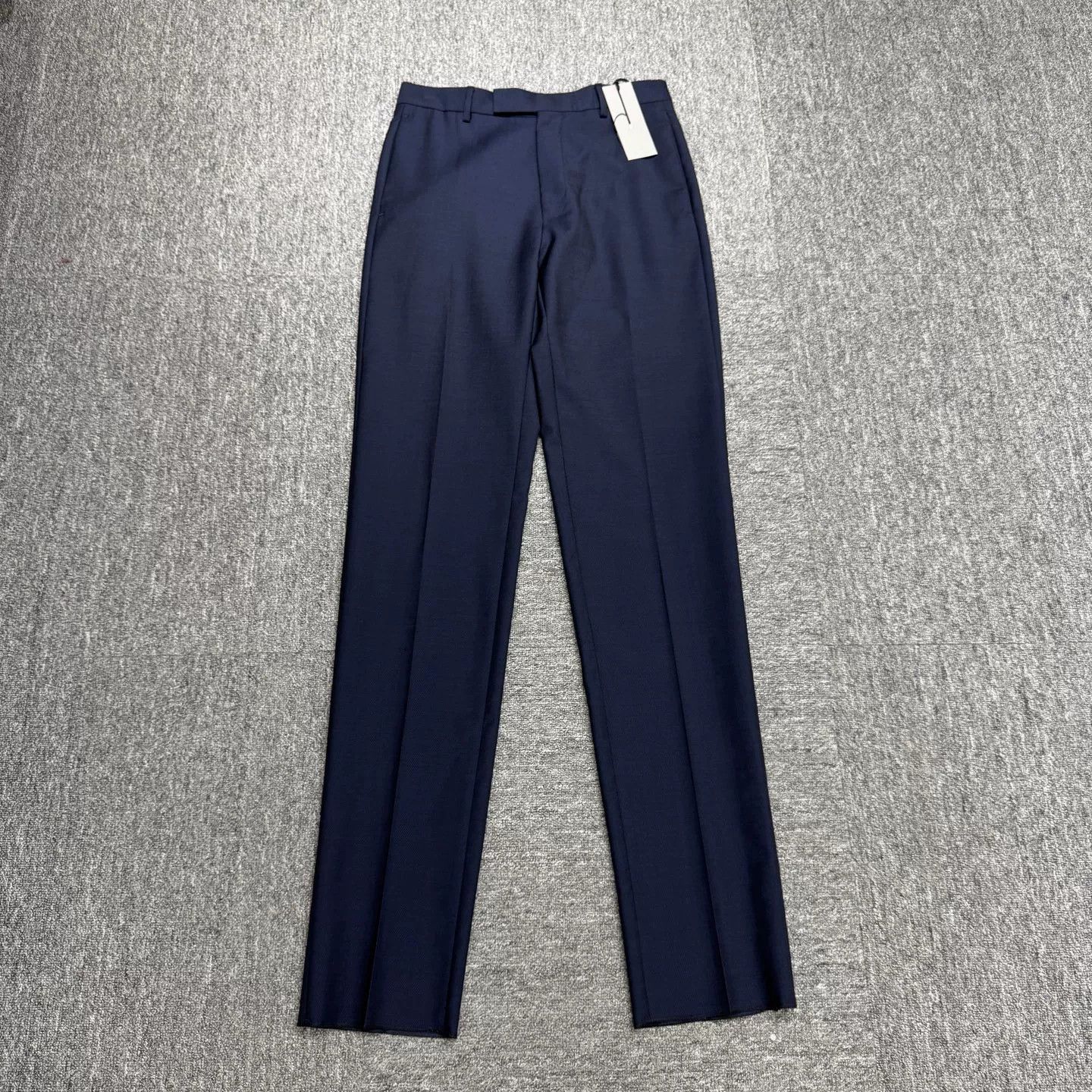 Dior Dior Navy Virgin Wool Trousers US 28 Size US 28 / EU 44 - 2 Thumbnail