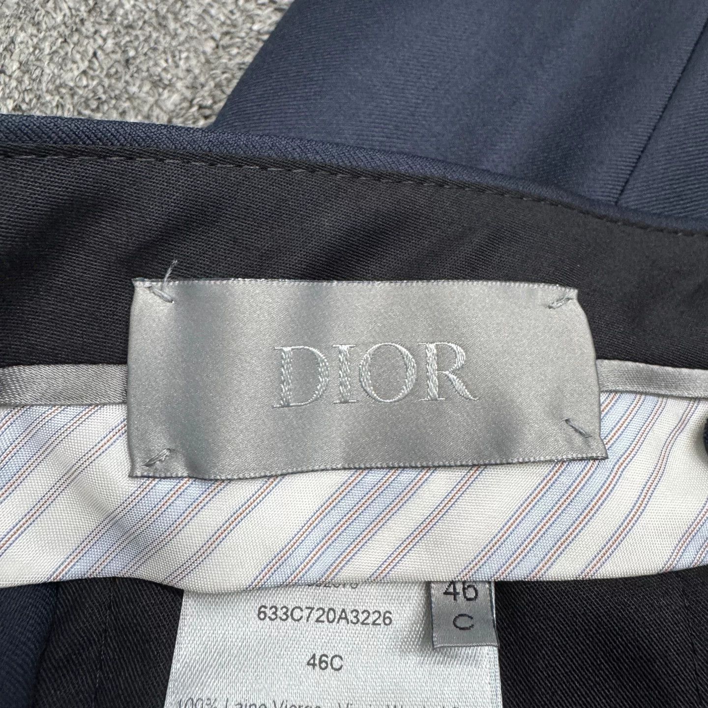 Dior Dior Virgin Wool Trousers Size 30 Size US 30 / EU 46 - 3 Thumbnail