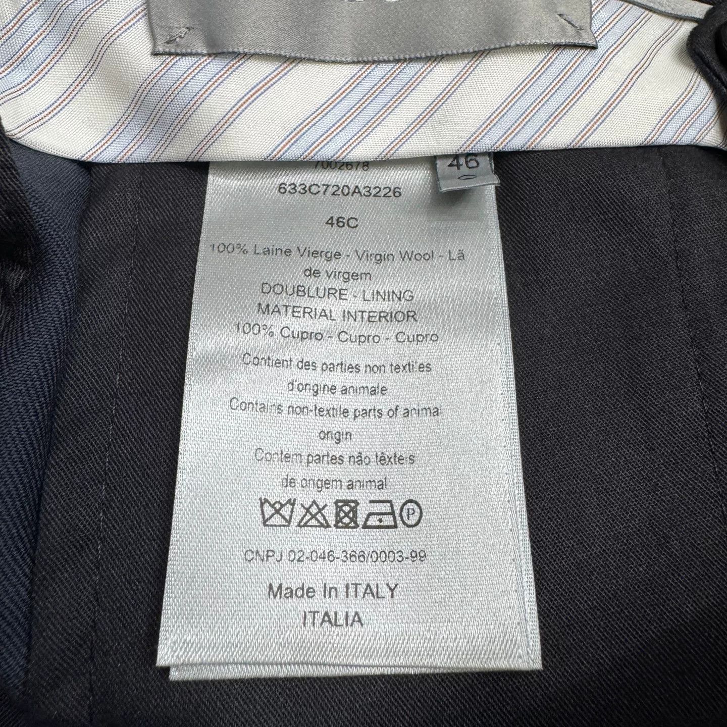 Dior Dior Virgin Wool Trousers Size 30 Size US 30 / EU 46 - 4 Thumbnail