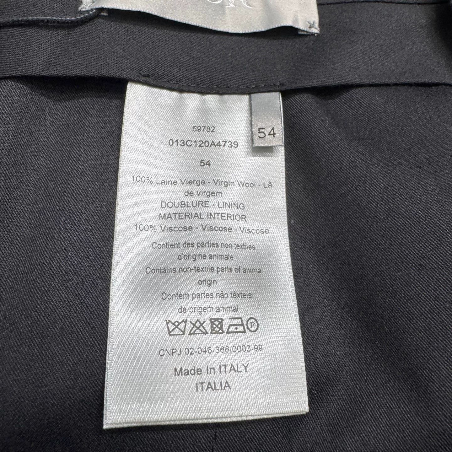 Dior Dior Virgin Wool Trousers Size 54 Size US 38 / EU 54 - 4 Thumbnail