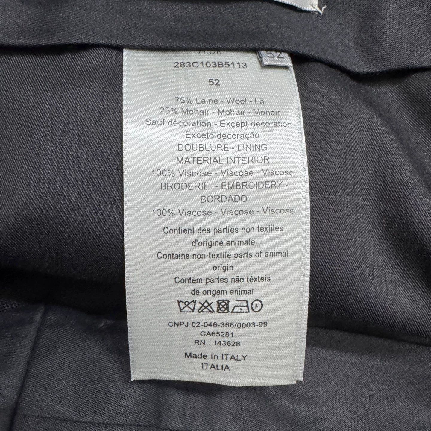 Dior Dior x Travis Scott Wool Mohair Pants Size 36 Size US 36 / EU 52 - 4 Thumbnail