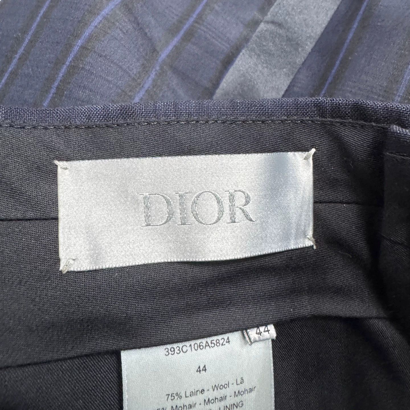 Dior Dior Plaid Wool Mohair Trousers US 28 Size US 28 / EU 44 - 3 Thumbnail